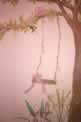 Pink Ribbon on Tree Swing